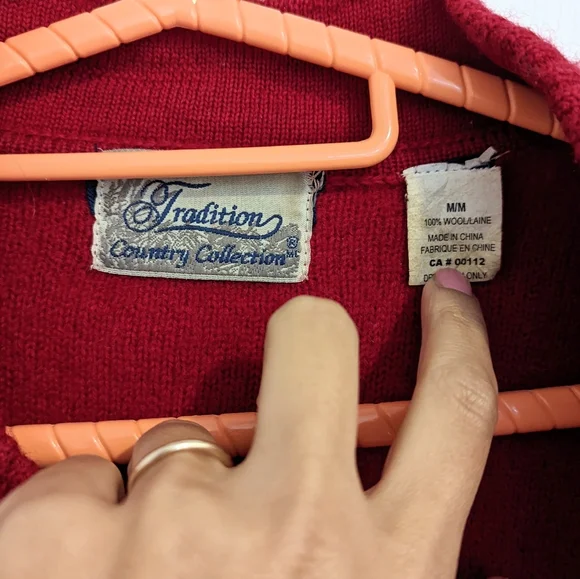 Tradition Red Wool Jacket - Picture 6 of 6